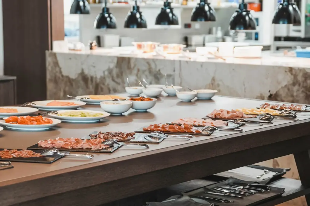 Frühstücksbuffet mit Showküche