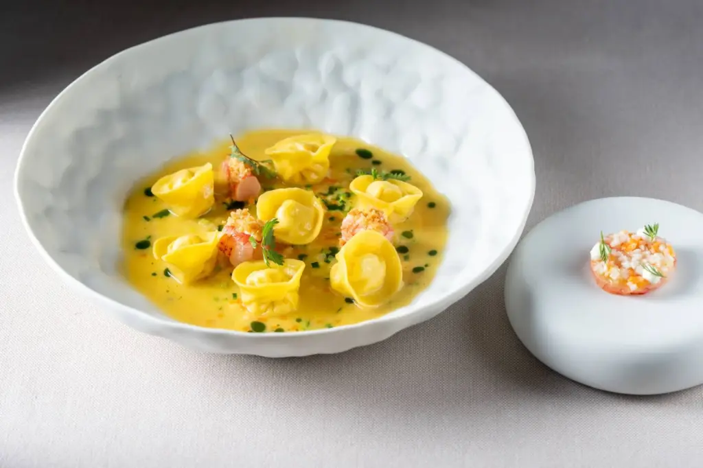 Ravioli im Ristorante Porcino