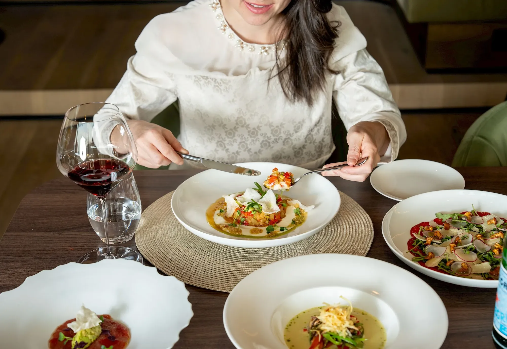 Abendessen im Ristorante Porcino