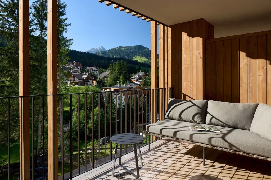 Terrasse des Zimmers Pralina